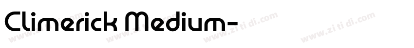 Climerick Medium字体转换